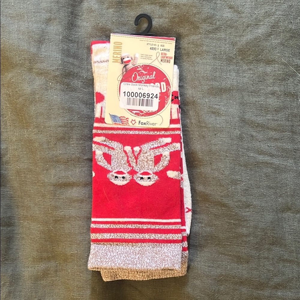 Fox River Sock Monkey Style Socks